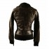 Leren Dames jas met Bontkraag D. Bruin Cruz5