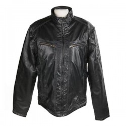 Leren jas Heren M04 Zwart Lamsleer Leren jas Heren M04 Zwart Lamsleer
